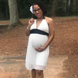 White Maternity Dress